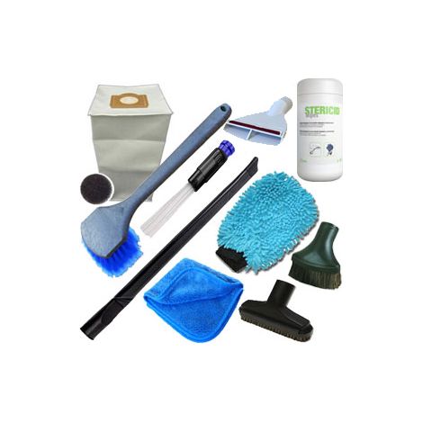 Kit nettoyage voiture Aldes 10 accessoires, compatible avec toutes les marques d'aspiration centralisée (1/5)