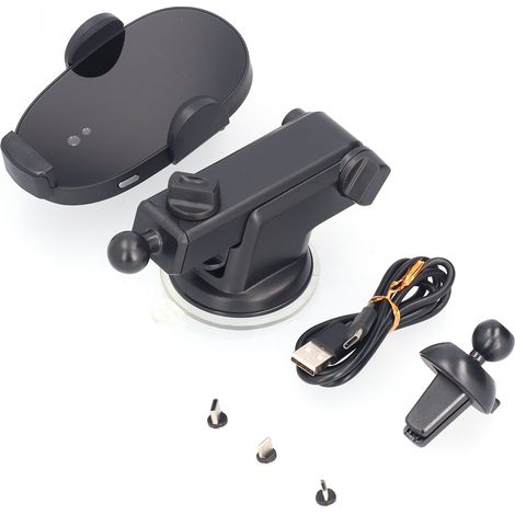 Kabelloses Autoladegerät mit Infrarotsensor, automatischer Ladestation für Mobiltelefone und Basisstation (1/5)