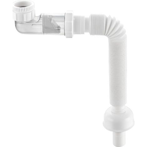 1 Pièces Tuyau d'Évacuation Flexible et Anti-Odeurs, pour Raccords d'Évier de Cuisine et de Salle de Bain G1 1/4" et G1 1/2" (1/5)