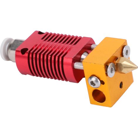 Tête d'extrusion à chaud entièrement métallique, accessoire de remplacement pour imprimante 3D Ender3/3S/V2 (1/5)