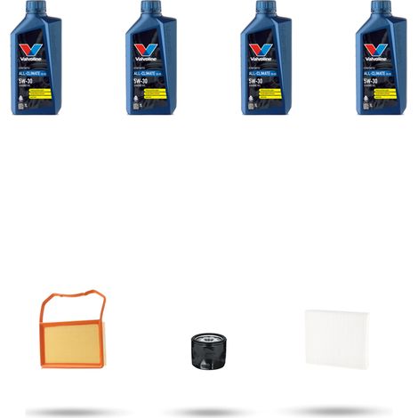 Kit tagliando 3 FILTRI e 4L OLIO compatibile con Seat MII 1.0 Ecofuel 50kw dal 2012 (1/5)