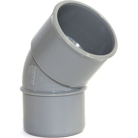 Coude PVC Mâle - Femelle - angle 45° ø 100