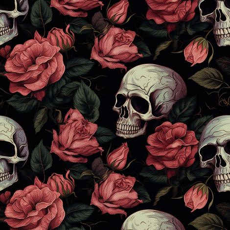 Tela decorativa para exteriores Oxford - Motivo de calavera I DX4863 (1/5)