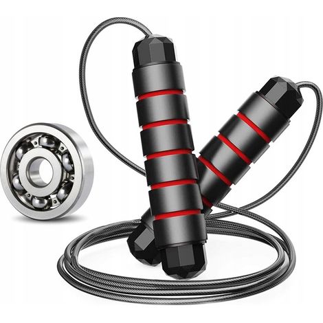 Robustes Springseil mit Kugellagern, geeignet für Crossfit, Fitness, Boxen und andere Sportarten im Fitnessstudio