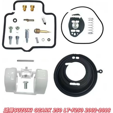 Kit de réparation de carburateur compatible avec SUZUKI OZARK 250 LT-F250 2002-2018