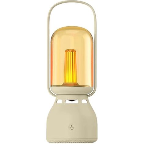 Lampe de camping avec enceinte sans fil, lanterne portable BT & TWS, LED rechargeable à intensité variable, pour tente, urgence, jardin, pêche, randonnée, etc.
