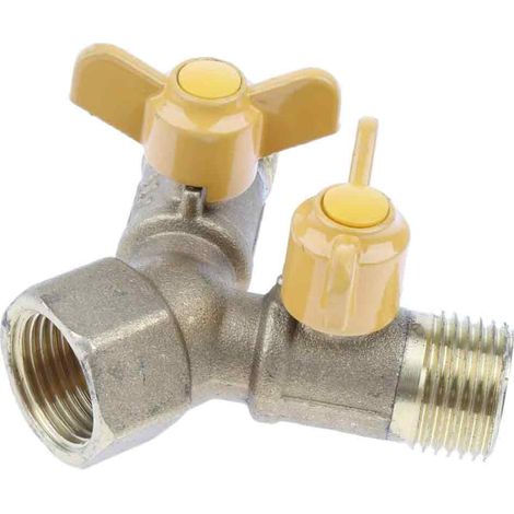 Adaptateur gaz, laiton 20mm, connecteur tuyau, robinetterie, pour canalisation gaz naturel (1/5)