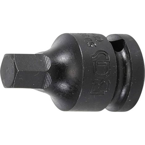 Douille à Embouts à Choc 42 mm - 12,5 mm (1/2), Six Pans Intérieurs 11 mm - Robuste et Précise - D-Work