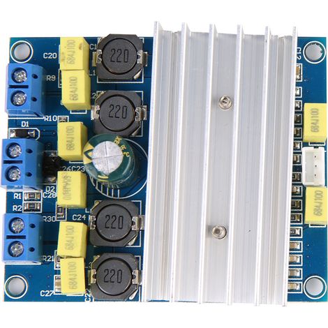 50W2/100W TDA7492 Hochleistungs-Digitalverstärkerplatine mit Kühlkörper (1/5)