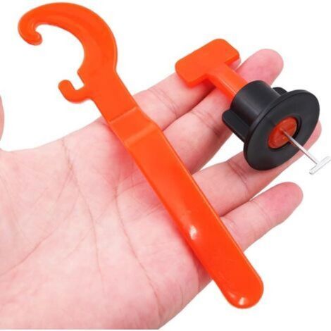 Juego de 50 cuñas niveladoras reutilizables para azulejos, sistema de nivelación, kit de herramientas para la instalación de azulejos en paredes y suelos (1/4)
