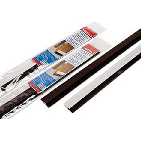 1PZ PARAFREDDO ADESIVO ALLUMINIO PORTE SPAZZOLINO cm100 marrone