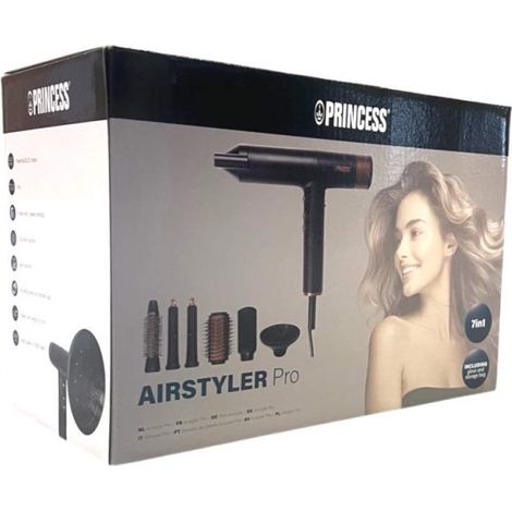 Princess 529205 Profi Airstyler 7in1 Haartrockner 2.000W schwarz"-"183561854