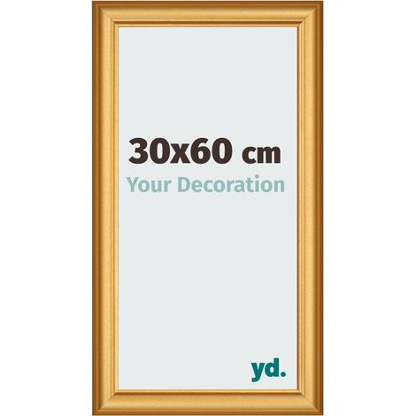 yd. - Cadre photo 30x60 - Or Mat - MDF - Lazio