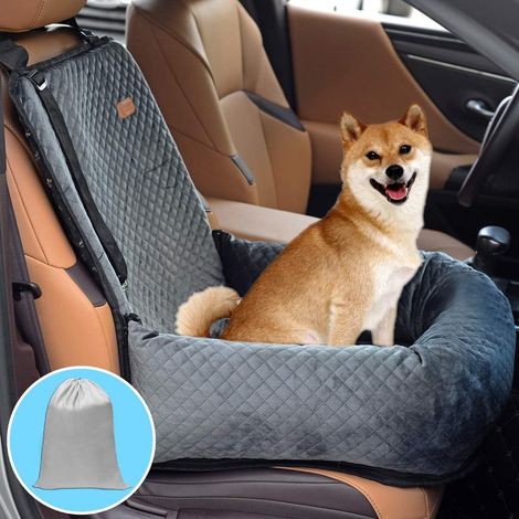 Siège Élévateur Pour Chien - Siège de Sécurité Automobile Démontable - Convient aux Chiens et Chats de Petite et Moyenne Taille - Gris - 1 Pièce