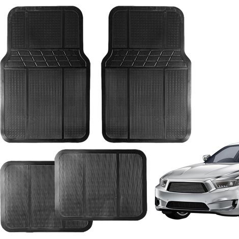 Tapis de Sol Automobile Tapis de Sol pour véhicule Toutes Saisons, Design Convexe tridimensionnel intégré, Accessoires d'intérieur Automobiles pour la Plupart des véhicules (1/5)