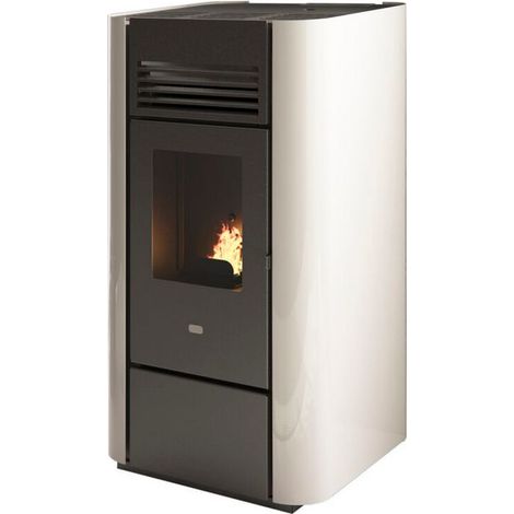 Poêle à granulés - PUNTO FUOCO Delia 8 kW  Blanc