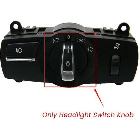 Bouton de commande de phares de voiture 61316803962 pour BMW F01 F02 F07 F10 F06 F12 F13 F25 (1/4)