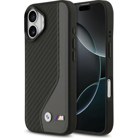 BMW M Carbon Logo MagSafe Hülle für iPhone 17 Anthrazit (1/5)