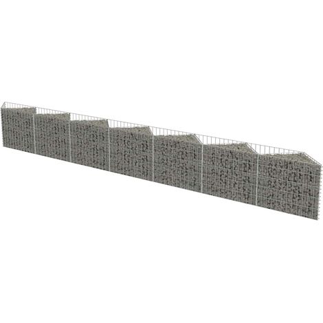 Maison Exclusive - Gabionenwand Verzinkter Stahl 450×30×50 cm