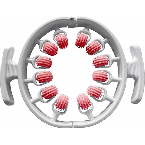 Massaggiatore Anticellulite, Manuale, Copertura a 360°, Rullo Massaggiante, Compressione e Stretching, Cosce e Glutei (Rosa, 1) (1/4)