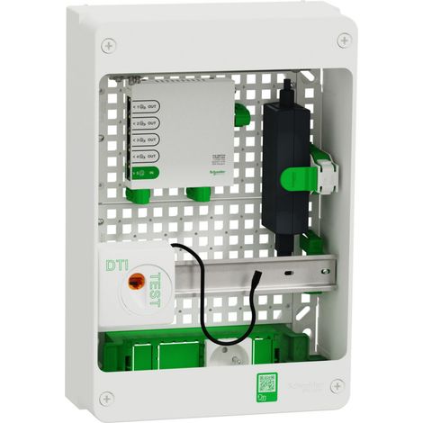 Schneider Electric Caja Resi9 CX Grado 3 TV 6 RJ45