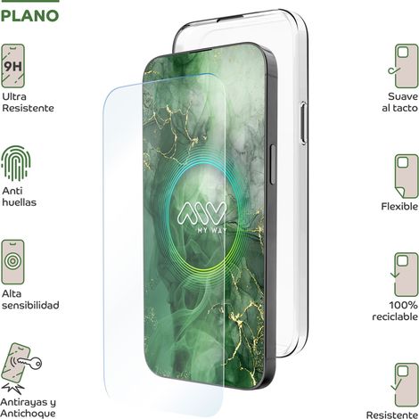 Myway funda compatible con xiaomi redmi a5 4g + protector depantalla vidrio templado plano