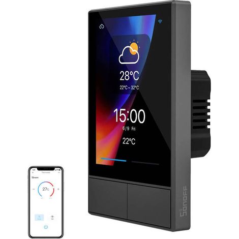 Sonoff NSPanel intelligenter Wand-Schalter schwarz (1/5)
