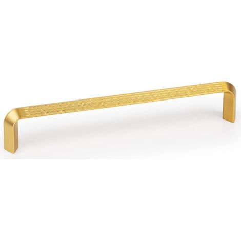 Tirador LINES 0459 - Oro cepillado / C 160 L 170 mm