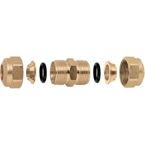 RACCORDO O-RING A MANICOTTO PER TUBO RAME Diam. 18