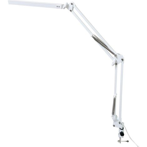 Lampe de bureau DEL blanche, avec clip, 3 modes d'éclairage, protection oculaire (clip en fer) (1/4)