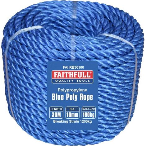Blue Poly Rope 10Mm X 30M (1/3)