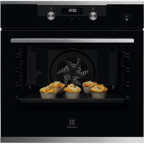 Electrolux KODEH60X Forno Elettrico da Incasso Ventilato Multifunzione con Grill e funzione Vapore 72 Litri 60 cm Classe A colore Nero (1/5)