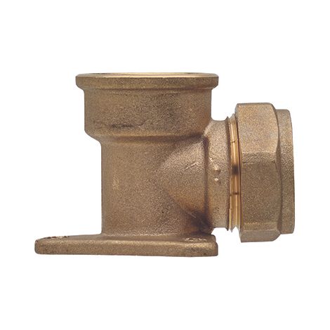 Gomito flangiato f x fil rp compressione per rame 1/2 x 12RB
