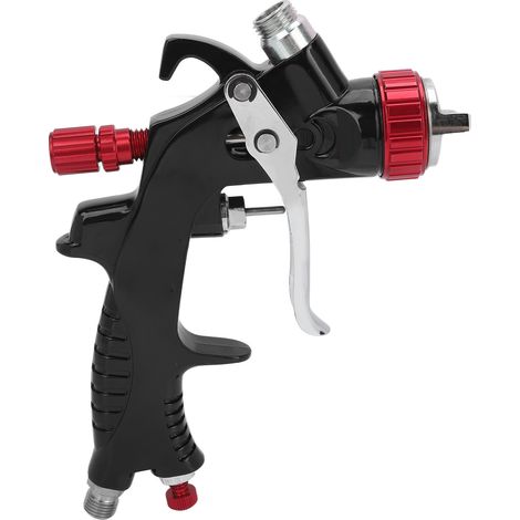 Pistolet à peinture pneumatique haute précision et haute atomisation, filetage mâle G1/4, 600 ml, pour applications automobiles et industrielles. (1/5)