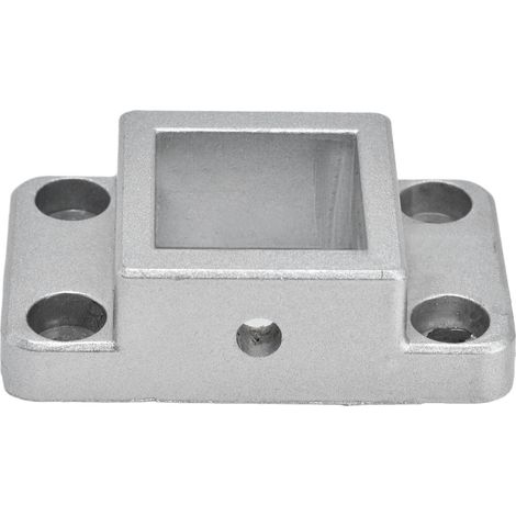 Connecteur d'angle carré bidirectionnel 3030 pour profilés aluminium et bases à bride (1/5)