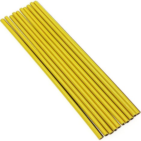 20 PCS Bande Décorative pour Climatiseur de Voiture, Accessoires intérieurs de voiture, Multicolore Bande décorative pour la plupart des bouches d'aération (galvanoplastie jaune) (1/4)