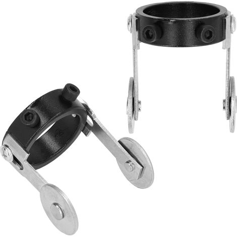Lot de 2 roulettes guide en fonte pour découpe plasma torche P80, rouleaux linéaires diam. 37mm haut. 62mm (1/5)