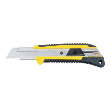 TAJIMA Cutter 25 mm bi-matière (blocage auto. par bouton) (1/6)