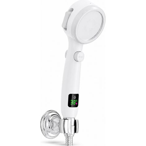 Pommeau de Douche Pressurisé à Température pour Salle de Bain Blanc (1/5)