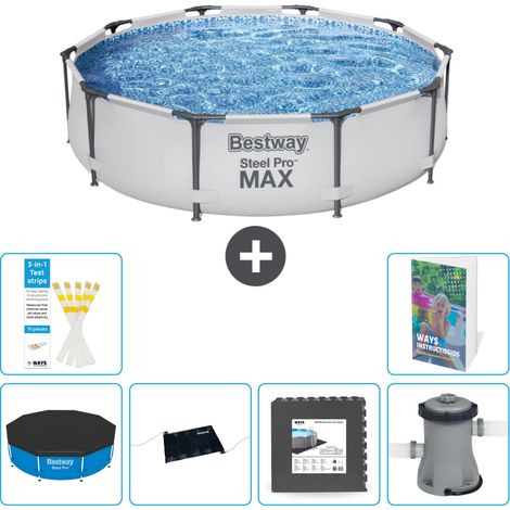 Bestway Steel Pro MAX Rund - 305x76 cm - 7-teilig S21