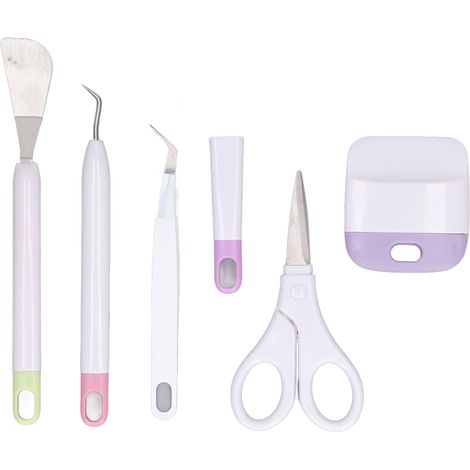 Set mit 2 ABS-Vinyl-Entfernungswerkzeugen mit Stahlklingen, sicher und einfach zu verwenden, multifunktional für Bastelarbeiten, Scrapbooking und Kartenherstellung (1/5)
