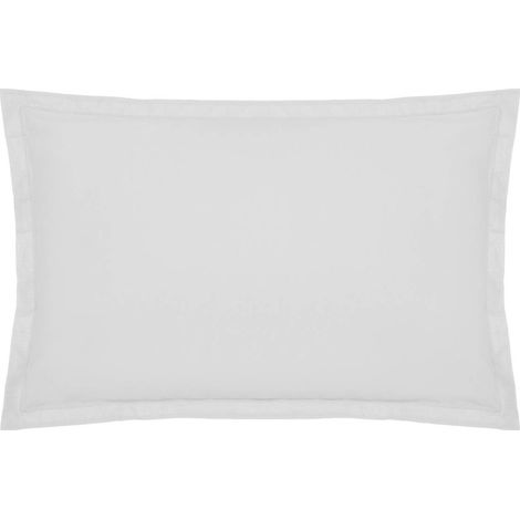 Kopfkissenbezug - Baumwolle - weiß - 50x70 cm