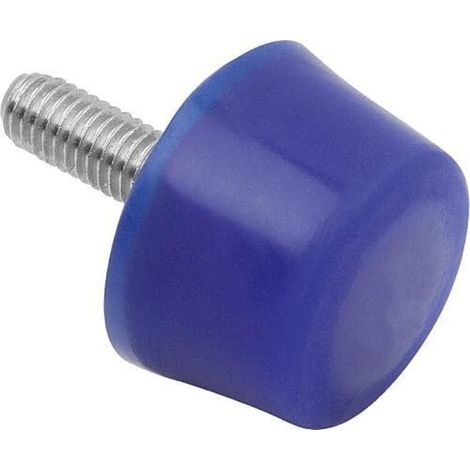 KIPP Gummipuffer konisch Außengewinde M08 x 20 Edelstahl A4 1.4401 (1/3)