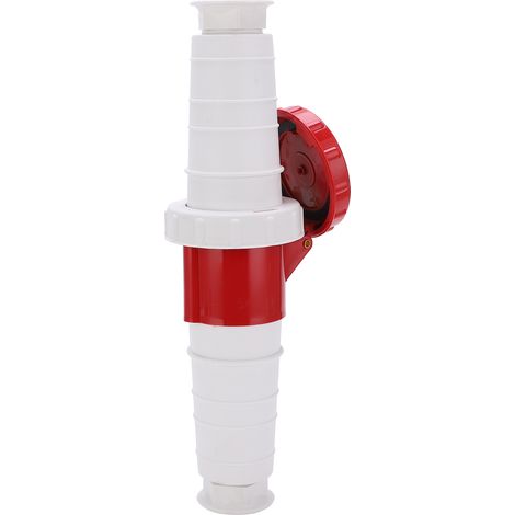 Connecteur d'alimentation industriel 63A 5 broches, 3 phases, 5 fils, étanche IP67, 380-415V, 3P + E + N