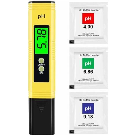 XVX – Ph-mètre numérique haute précision 0,01 pH – Plage de mesure 0-14 pH – Écran LCD rétroéclairé – Pour aquariums et piscines