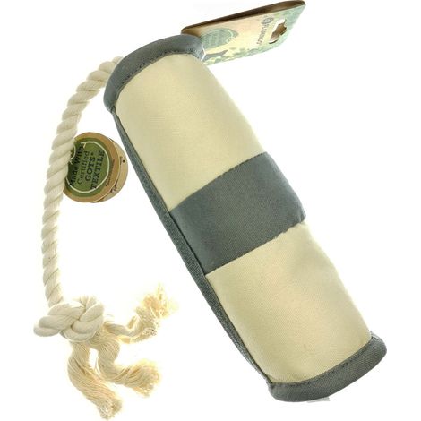 Jouet rouleaux et corde taille ø 7  x 54 cm Natural fun  pour chien - Flamingo (1/5)