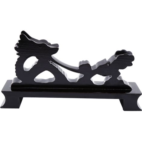 Un support d'exposition miniature en forme de dragon pour sabre de samouraï/wakizashi chinois (1/5)