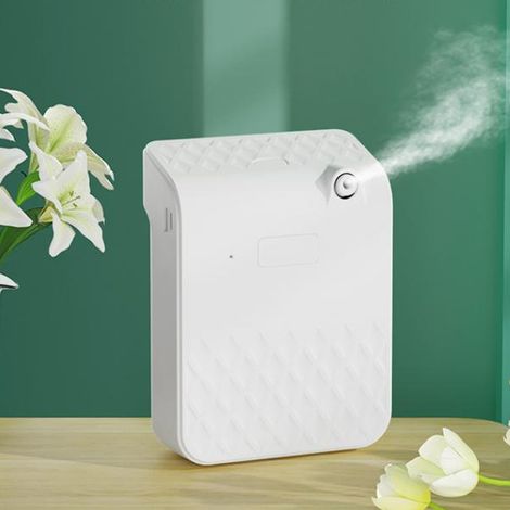 Difusor de aromas automático AB 103 – Ambientador de 140 ml, blanco – Difusor de aromaterapia para el hogar, spa y sauna (1/5)