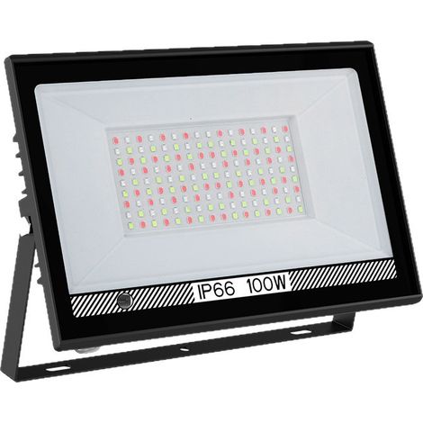 Projecteur RGB Extérieur 100W  Changez de Couleur avec Application Bluetooth, Parfait pour Jardins, Patios, et Fêtes