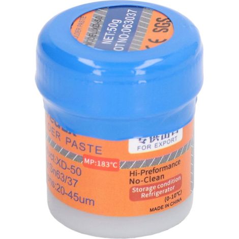 Pâte À Souder - Alliage Sn63 - Point De Fusion 183 °C - Pour Réparation Électronique Et Montage SMT - 50 G (1/5)